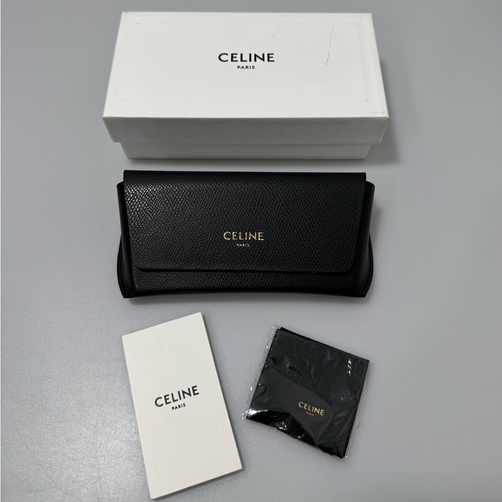 Celine Monochroms 03 56MM Square Sunglasses White - Picture 2 of 8
